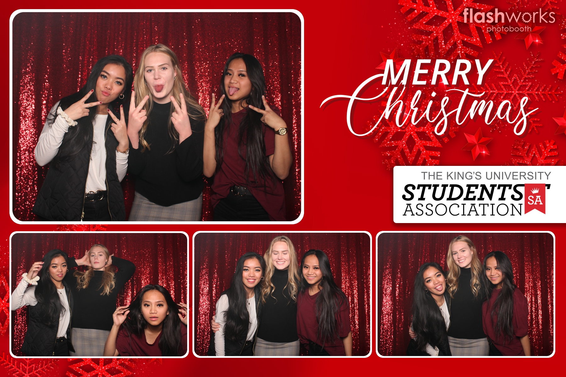Kings Christmas Party | View more photos from the event at gallery.flashworksphotobooth.com/u/FlashworksPhotoboothInc/Kings-Christmas-Party